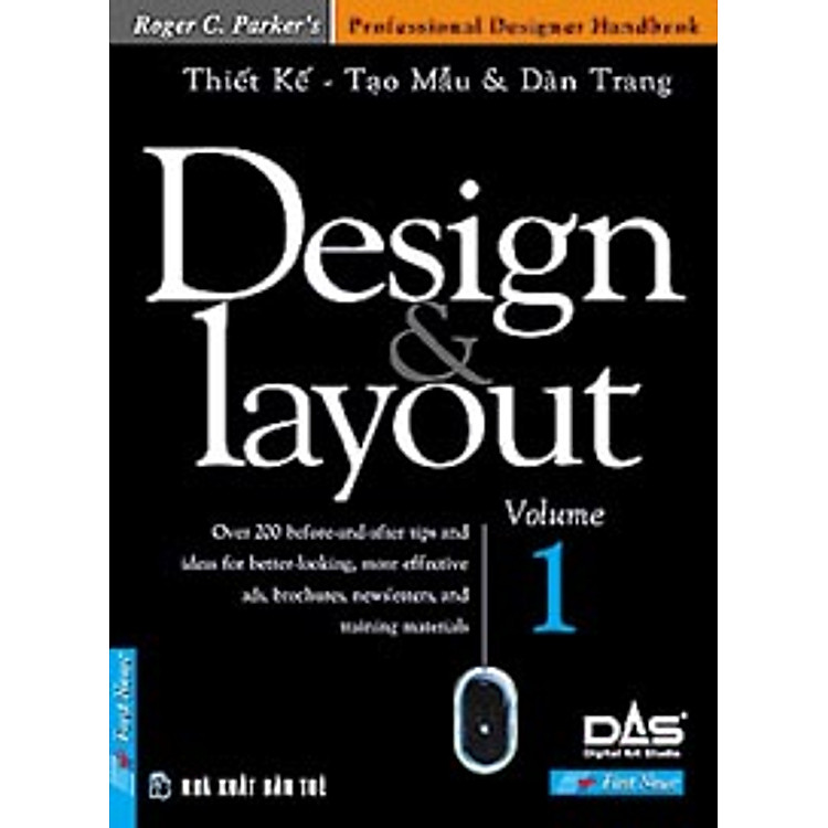 Sách Design Layout Volume 1 (Thiết Kế Tạo Mẫu Và Dàn Trang)