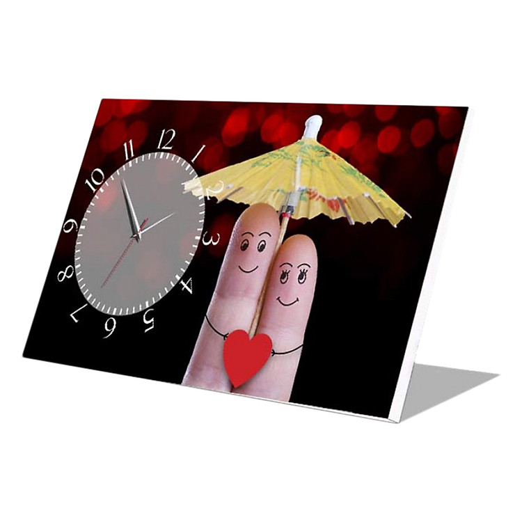 Đồng Hồ Để Bàn Bên Nhau Vicdecor - DHB0048 - 15x25cm
