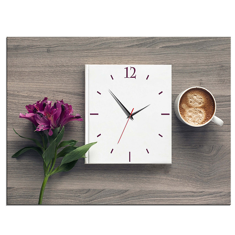 Tranh Đồng Hồ Vicdecor DHT0248 – Hoa Sách