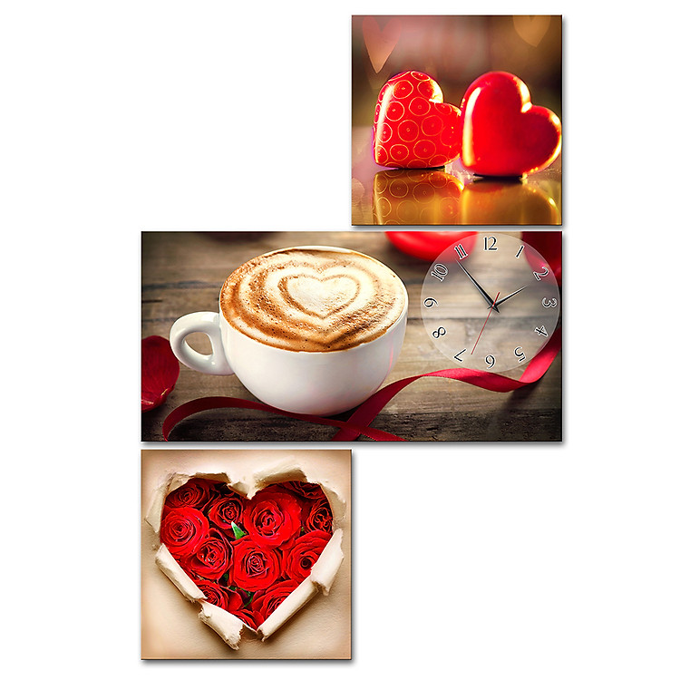 Tranh Đồng Hồ Vicdecor DHT0258 – Ngọt Ngào