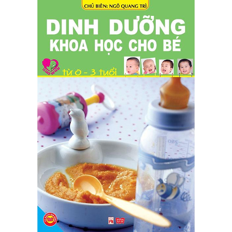Sách Dinh Dưỡng Khoa Học Cho Bé Từ 0-3 Tuổi