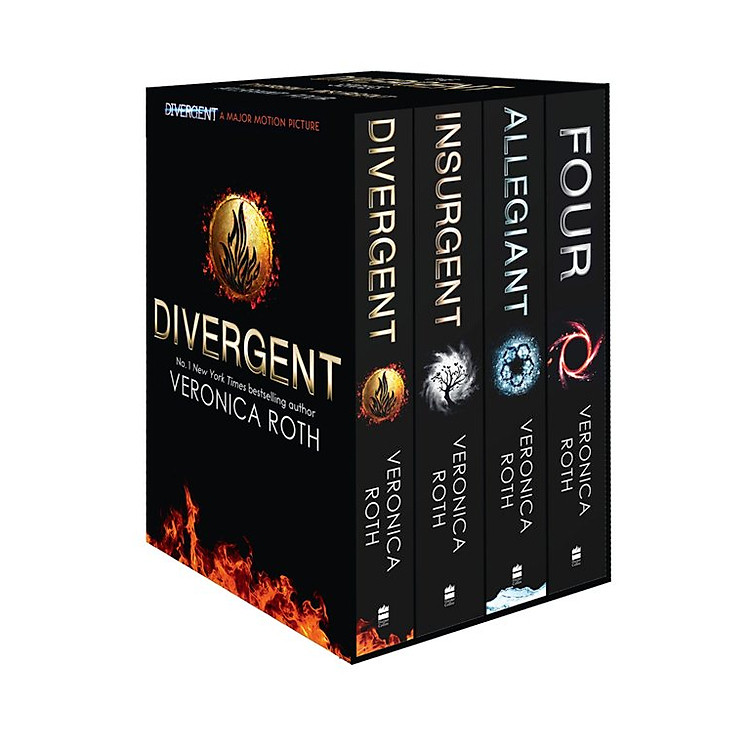Sách Divergent Series Boxed Set (Books 1 - 4 Plus World Of Divergent)