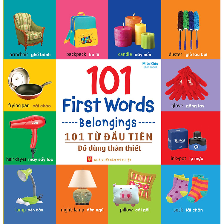 Sách 101 First Words - Belongings (101 Từ Đầu Tiên - Đồ Dùng Thân Thiết)