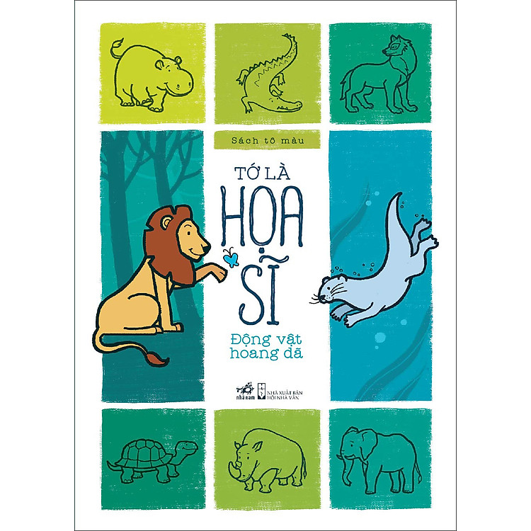 Sách Tớ Là Họa Sĩ - Động Vật Hoang Dã