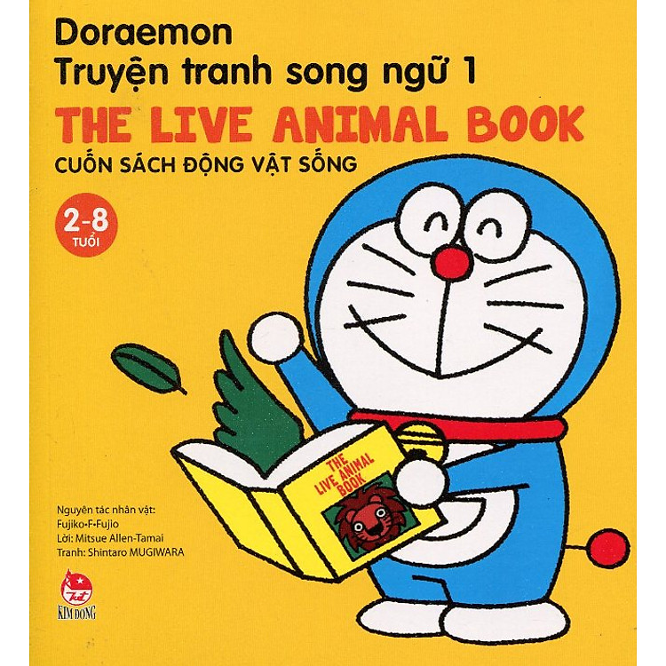 Doaremon Truyện Tranh Song Ngữ - Cuốn Sách Động Vật Sống