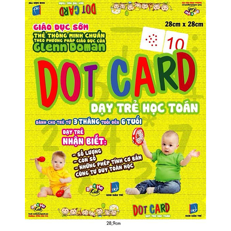 Dot Card Dạy Trẻ Học Toán