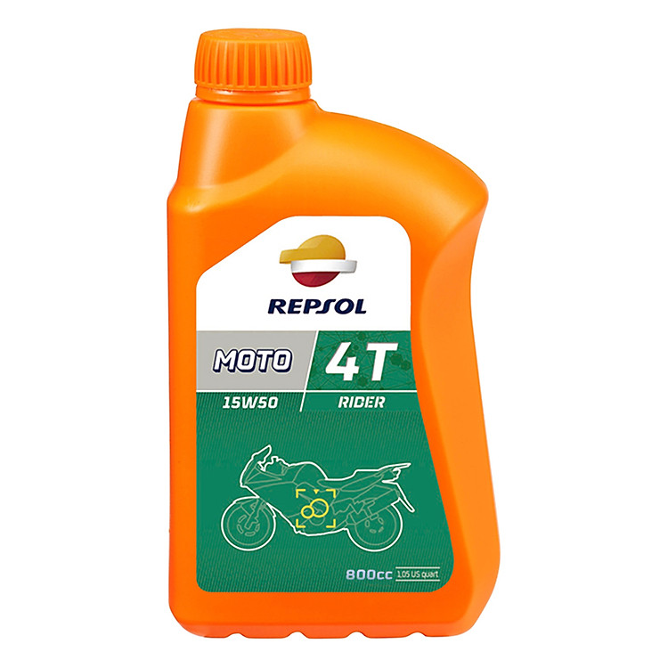 Dầu Nhớt Xe Máy Repsol Moto 4T Rider 15W50 (0.8 lít)