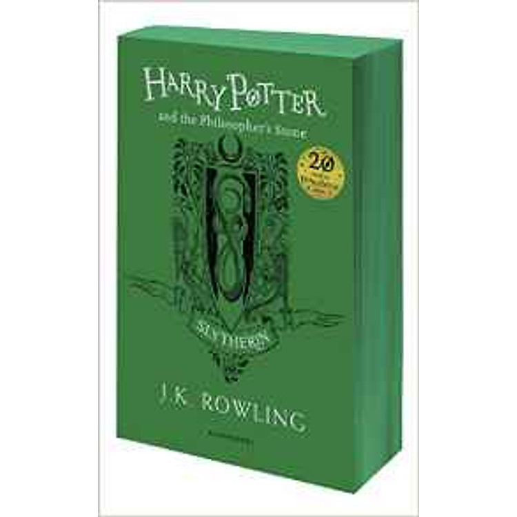 Sách Harry Potter Part 1: Harry Potter And The Philosopher's Stone (Paperback) Slytherin Edition (Harry Potter và Hòn đá phù thủy) (English Book)