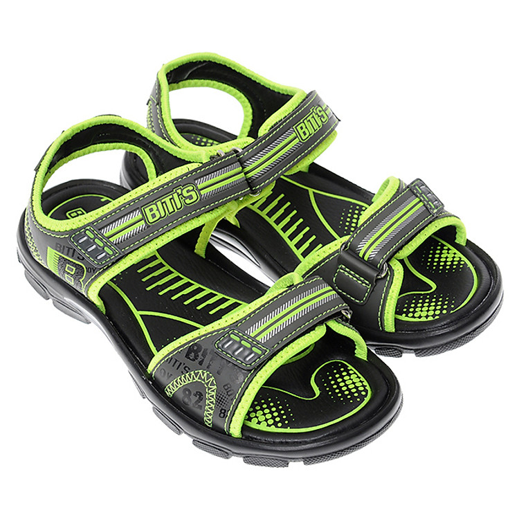 Giày Sandal Bé Trai Biti's DPB050400XMN Size 35-39 - Đen Phối Xanh Lá