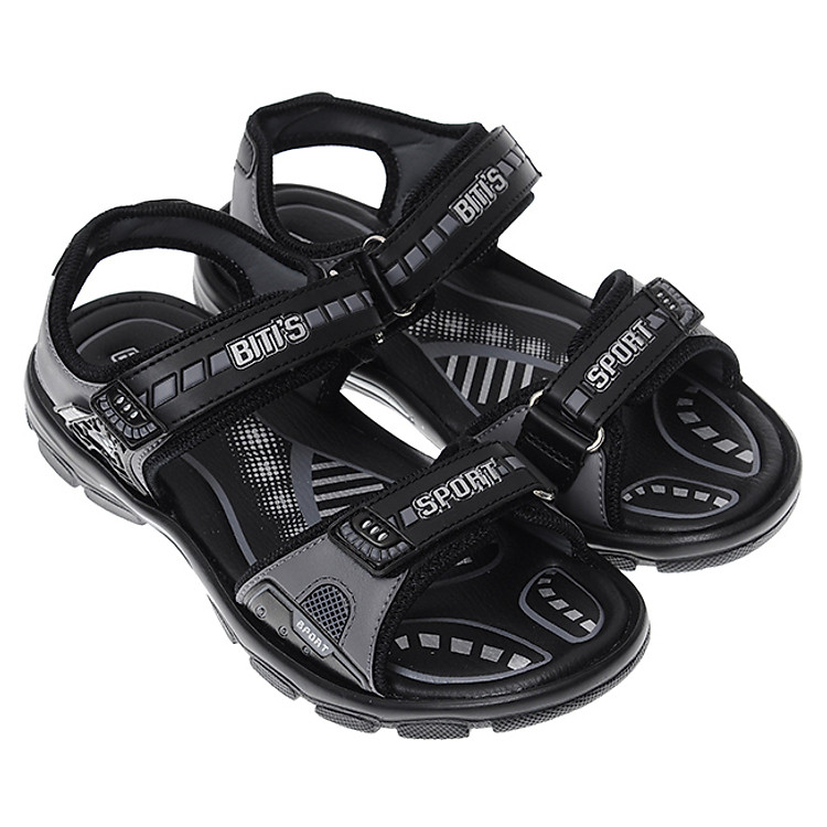 Giày Sandal Bé Trai Biti's DPB050500XAM Size 35-39 - Đen Phối Xám