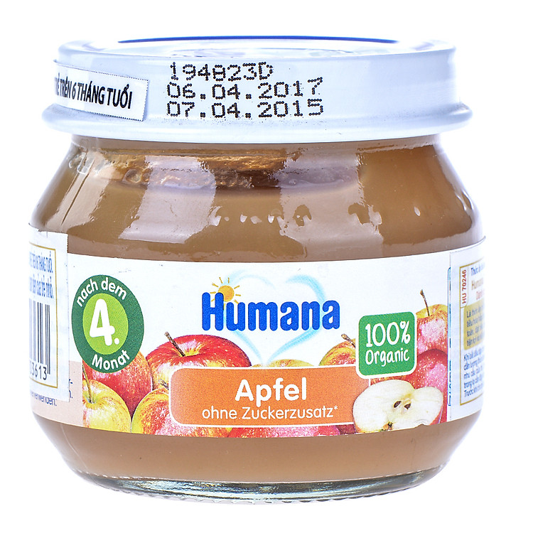Thức Ăn Dinh Dưỡng Humana (Táo Nguyên Chất) 70246 - 80g