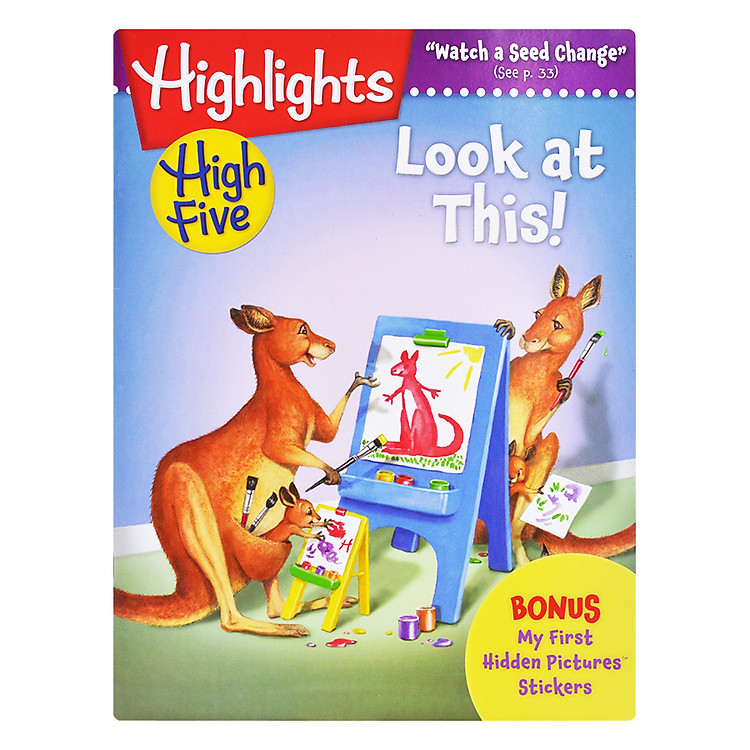 Sách Highlights High Five International Edition - Look At This (Bonus My First Hidden Pictures Stickers)
