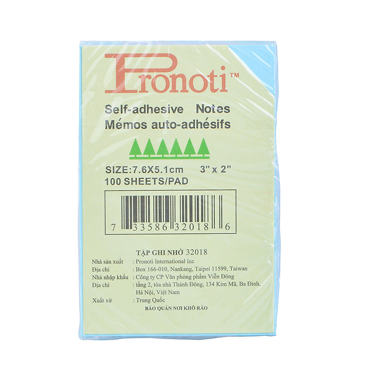 Giấy Note Màu Pronti 3x2
