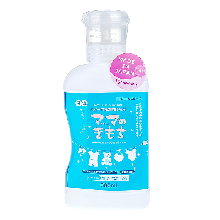 Nước Giặt Đồ Trẻ Em Chinoshio Mom’s Love Baby CS11100003 - Chai 600ml