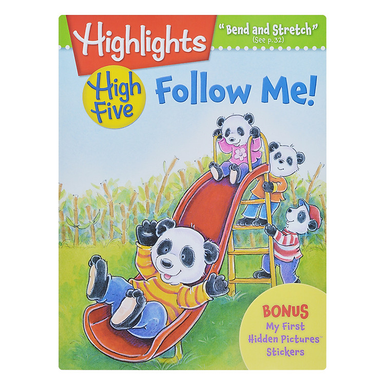 Sách Highlights High Five International Edition - Follow Me (Bonus My First Hidden Pictures Stickers)