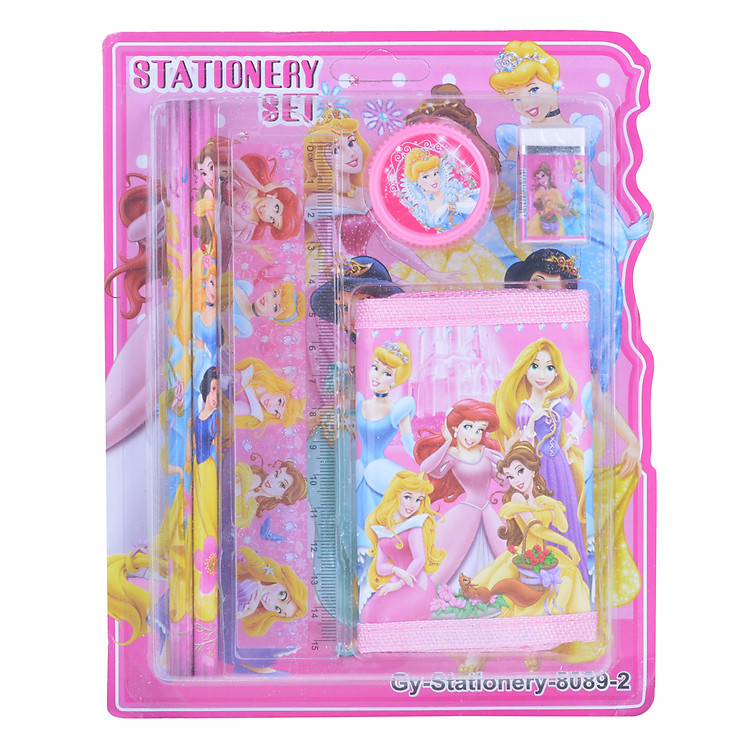 Vỉ Dụng Cụ Học Sinh 8089 - Princess