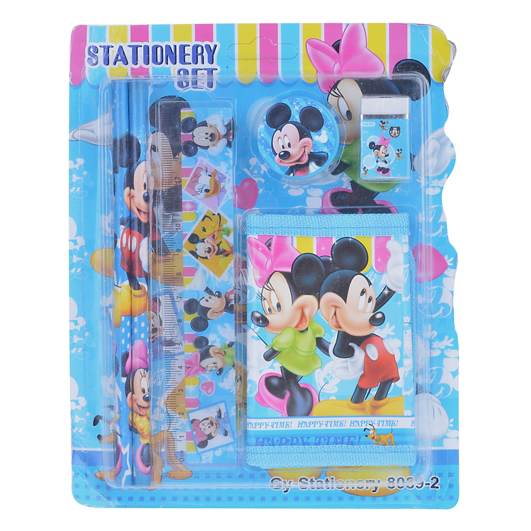 Vỉ Dụng Cụ Học Sinh 8089 - Mickey