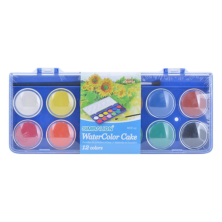 Hộp Màu Nước Simbalion WCC-12 (12 màu)