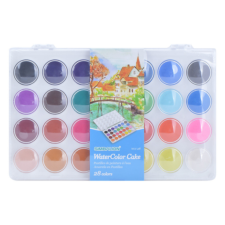 Hộp Màu Nước Simbalion WCC-28 (28 màu)