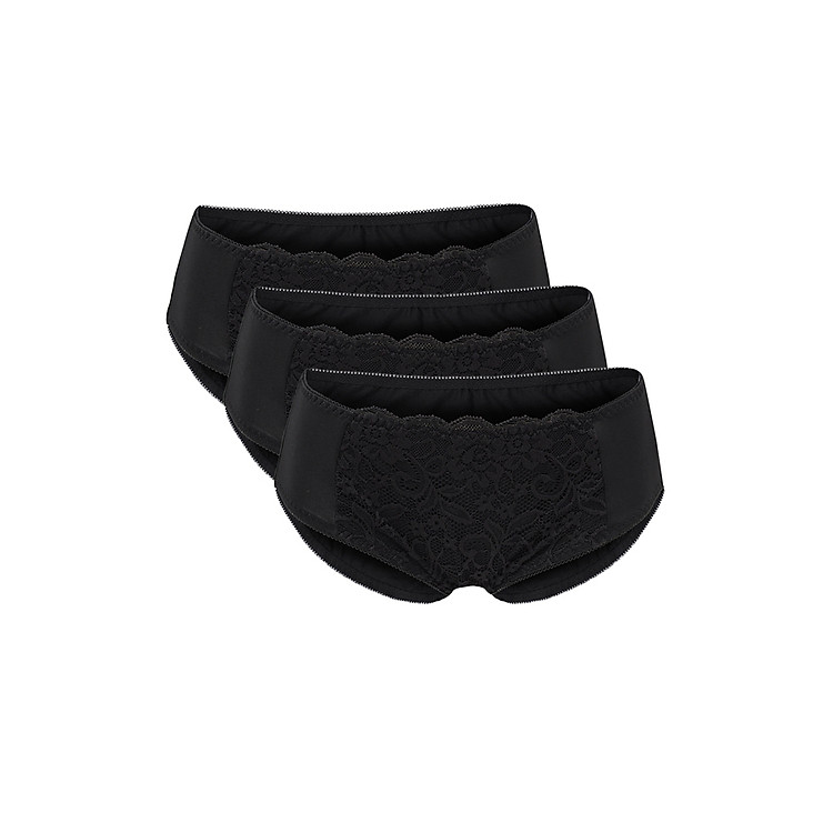 Combo 3 Quần Lót Nữ Misaki QMHKW1559MR - Đen