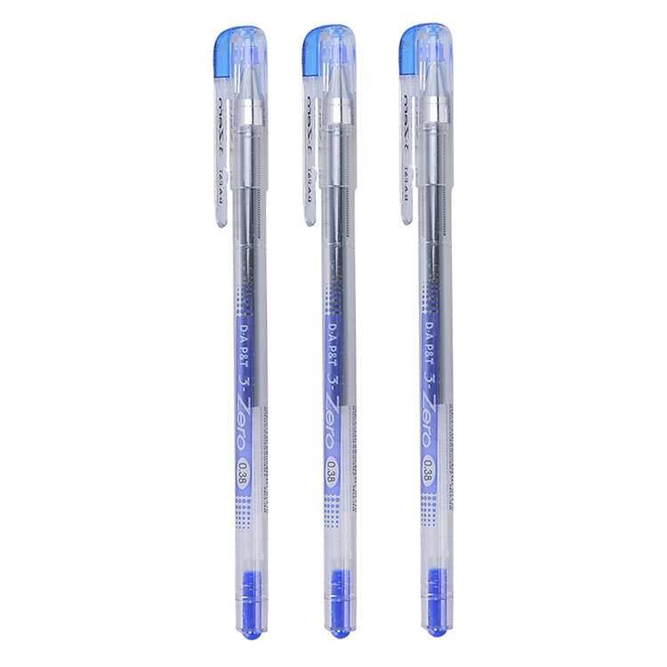 Vỉ 3 Cây Viết Nước Zero – Xanh