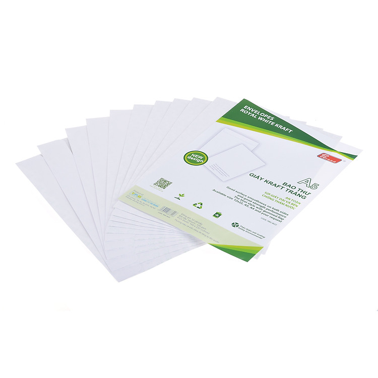 Bao Thư Trắng Grand A5 (10 cái) - Ảnh 3