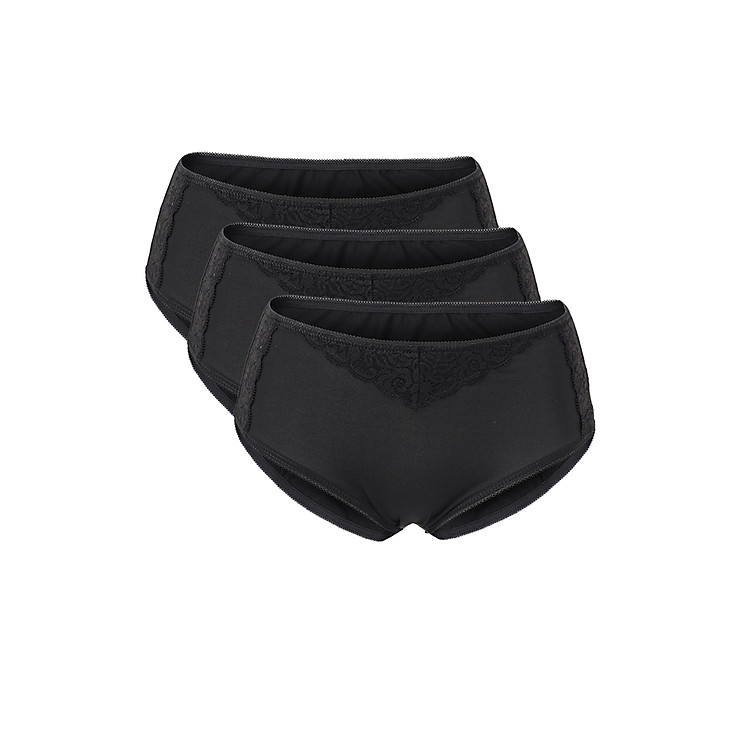 Combo 3 Quần Lót Nữ Misaki QMHKW1560MR - Đen
