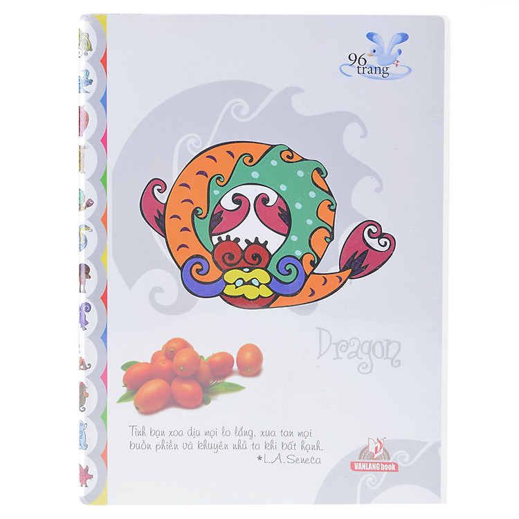 Lốc 10 Cuốn Tập 96 Trang Fort ĐL 70 - 12 Con Giáp (Kim) (12 Mẫu)