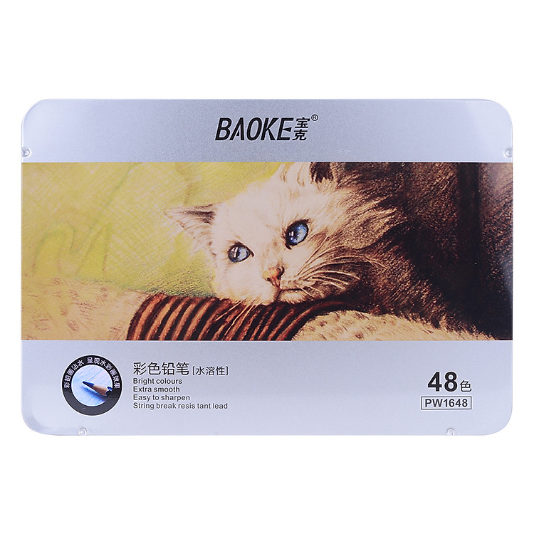 Chì Màu Nước Baoke PW1648 (48 màu)