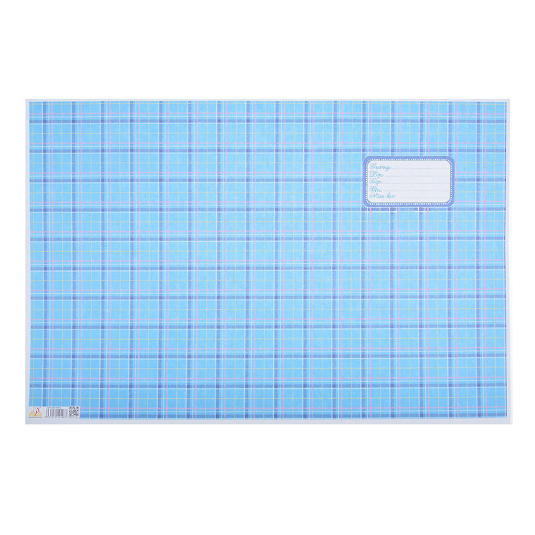 Giấy Bao Tập - Caro Xanh Dương