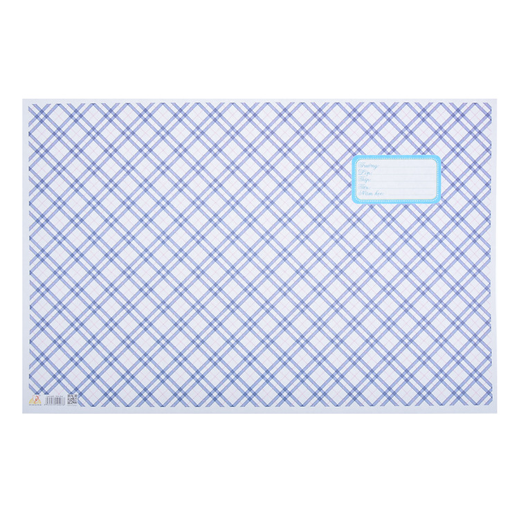 Giấy Bao Tập - Caro Xanh Hình Thoi