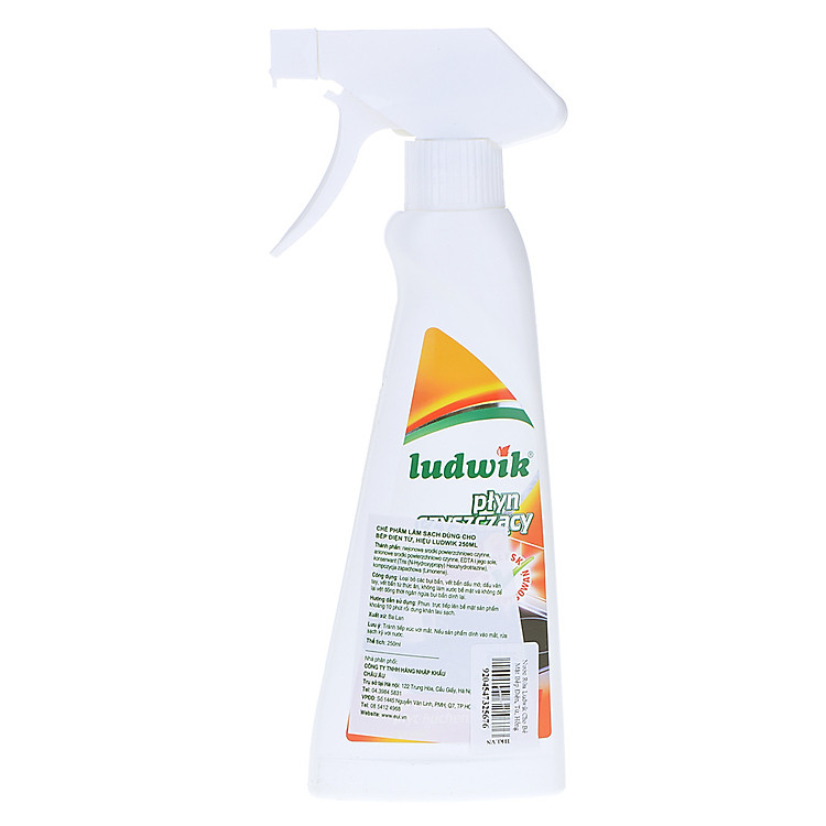 Nước Rửa Ludwik Cho Bề Mặt Bếp Điện, Từ, Hồng Ngoại 250ml