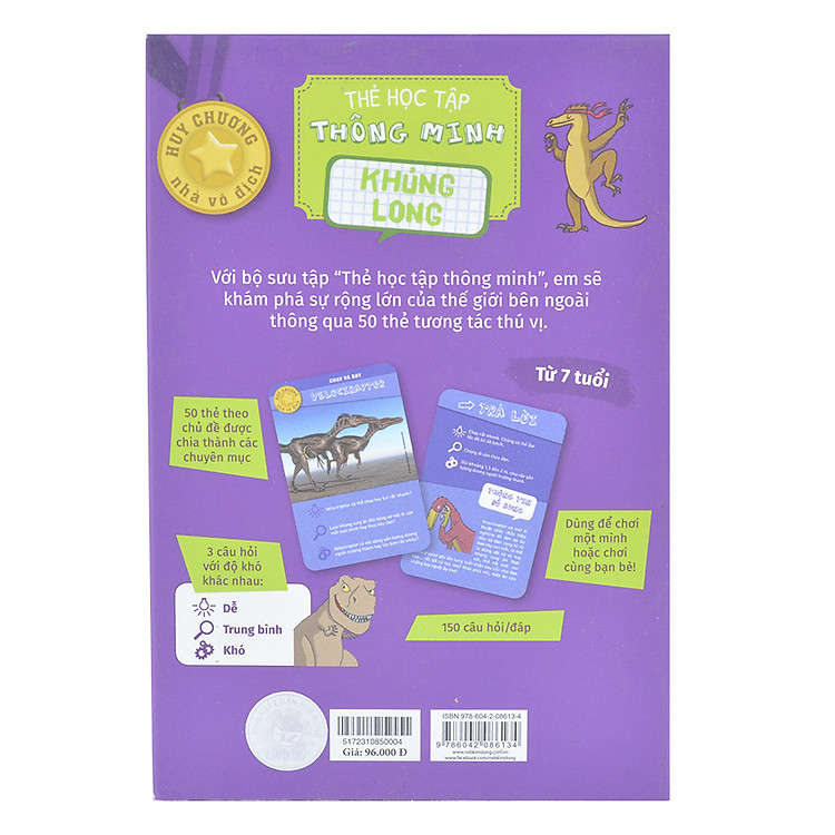 Thẻ Học Tập Thông Minh - Khủng Long - Ảnh 3