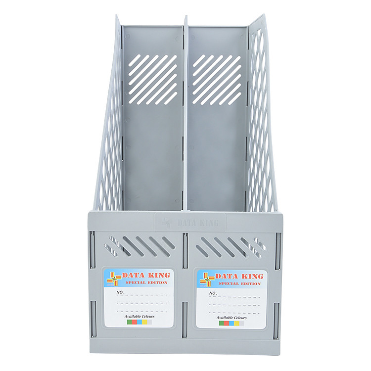 Khay Nhựa King Star 2 Ngăn - Xám - Ảnh 2