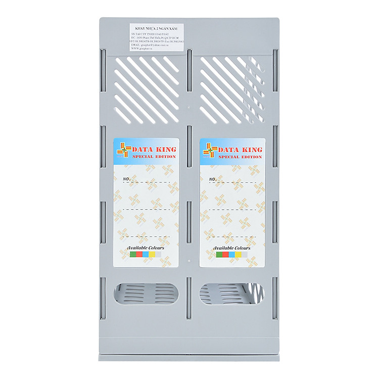 Khay Nhựa King Star 2 Ngăn - Xám - Ảnh 3