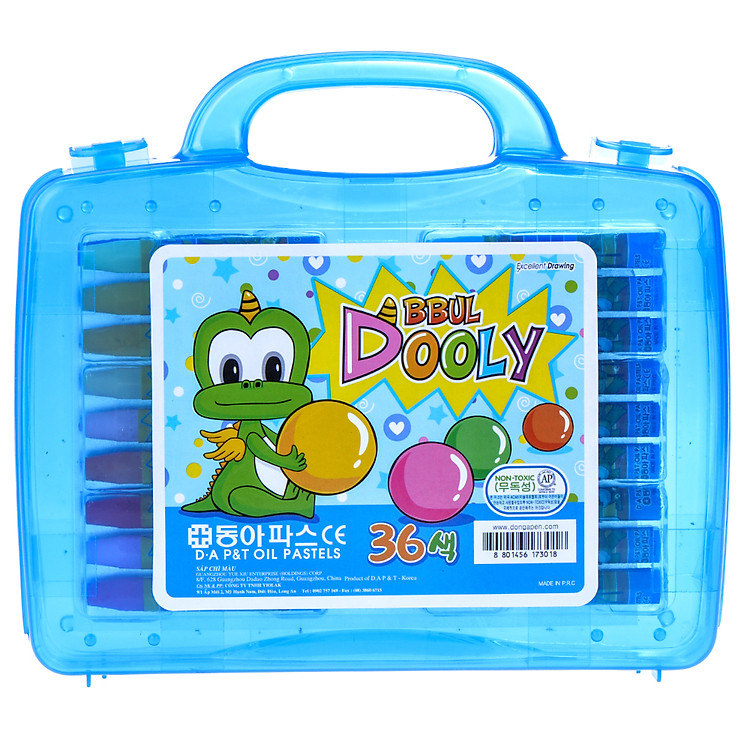 Bút Sáp Dầu Đ.A Vali 36 Màu (giao màu ngẫu nhiên)