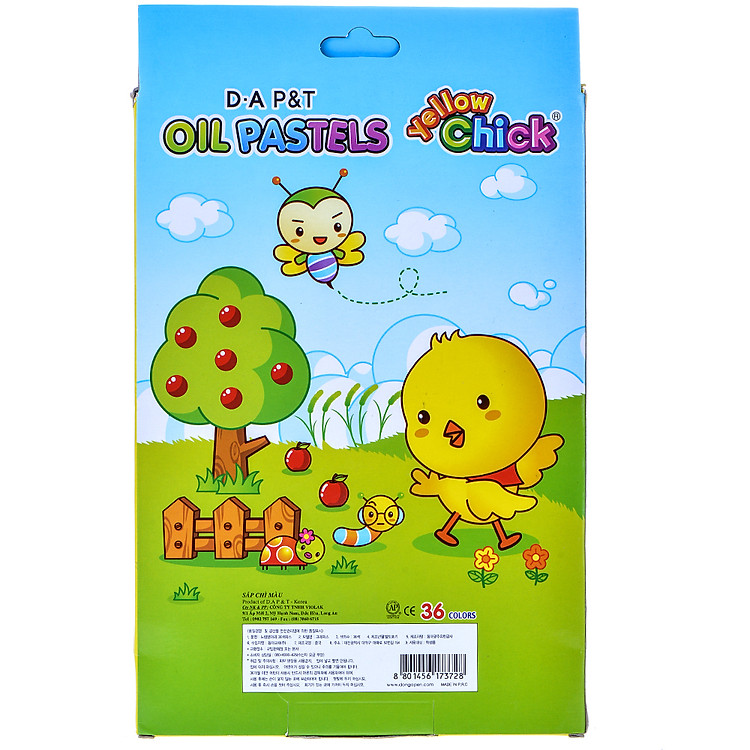 Bút Sáp Dầu Gà Vàng (Hộp 36 Màu) - Ảnh 2