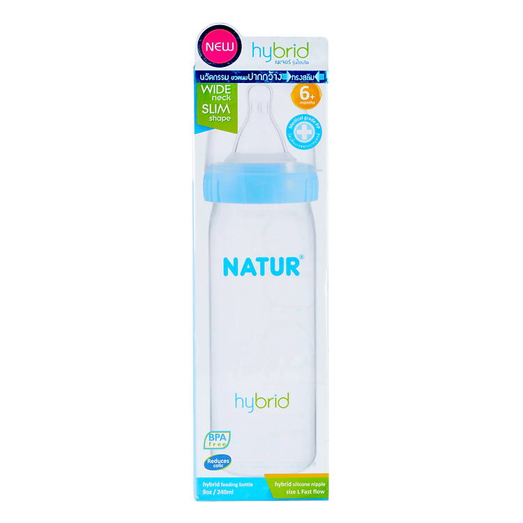 Bình Sữa Natur Hybrid 8oz (240ml)
