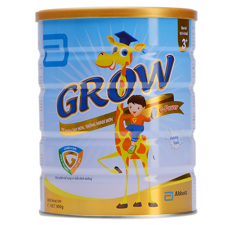 Combo 2 Sữa Bột Abbott Grow G-Power Vanilla GGM Dành Cho Trẻ Từ 3 – 6 Tuổi (900g)