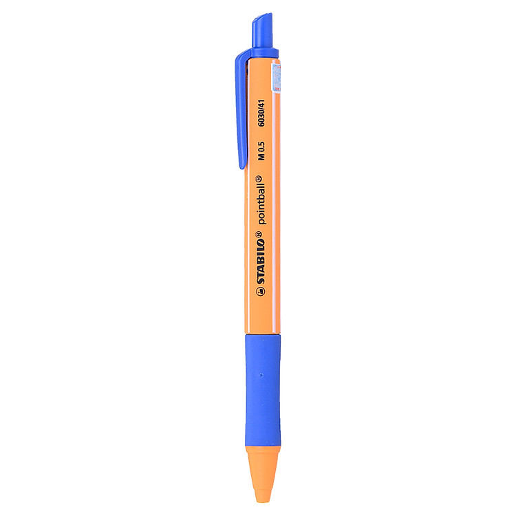 Bút Bi Bấm Stabilo Ball Point Xanh - POINT-BU