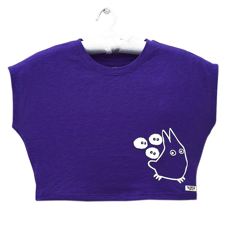 Áo Thun Lửng Sát Nách Bé Gái In Hình Chim Kavio Kids GL19-N2 - Tím