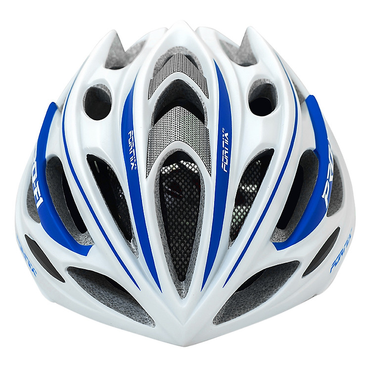 Nón Bảo Hiểm Xe Đạp Fornix A02N050L - Trắng Phối Xanh Dương