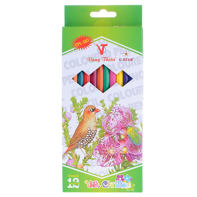 Bút Chì 12 Màu Star CP1-12 Dài
