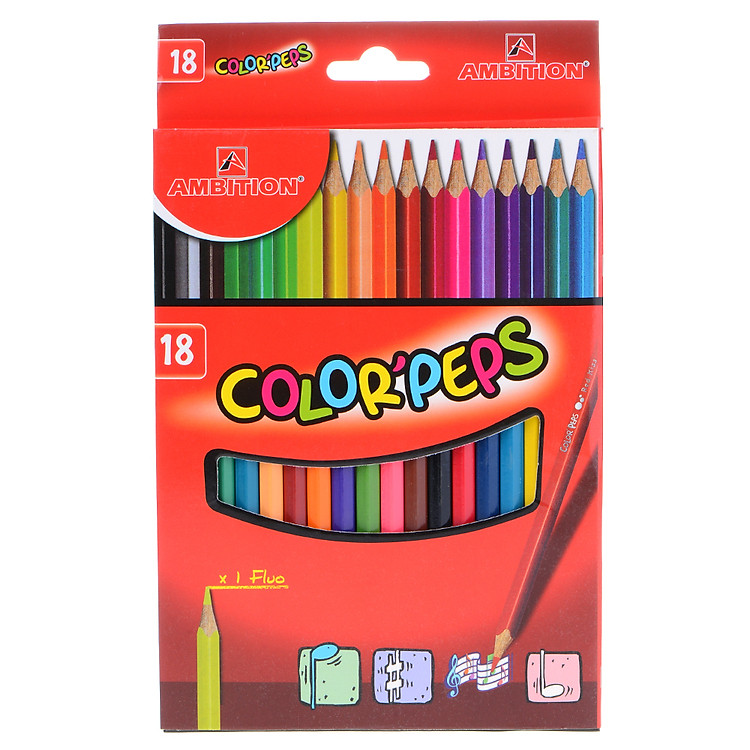 Bút Chì 18 Màu 168-18 HQ