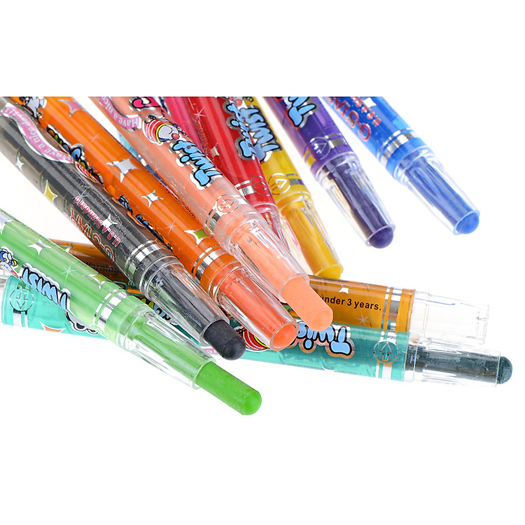 Bút Sáp Vặn Ngắn HQ G-Star 906-12 - Ảnh 3