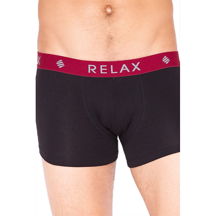 Quần Boxer Thun Giãn 4 Chiều Relax RLTK019 - Đen