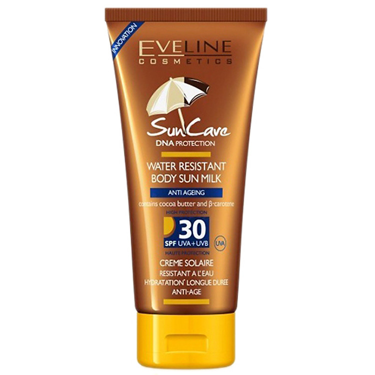 Dưỡng Thể Chống Nắng Không Tan Trong Nước Eveline SPF 30 (200ml) - EVEL0583