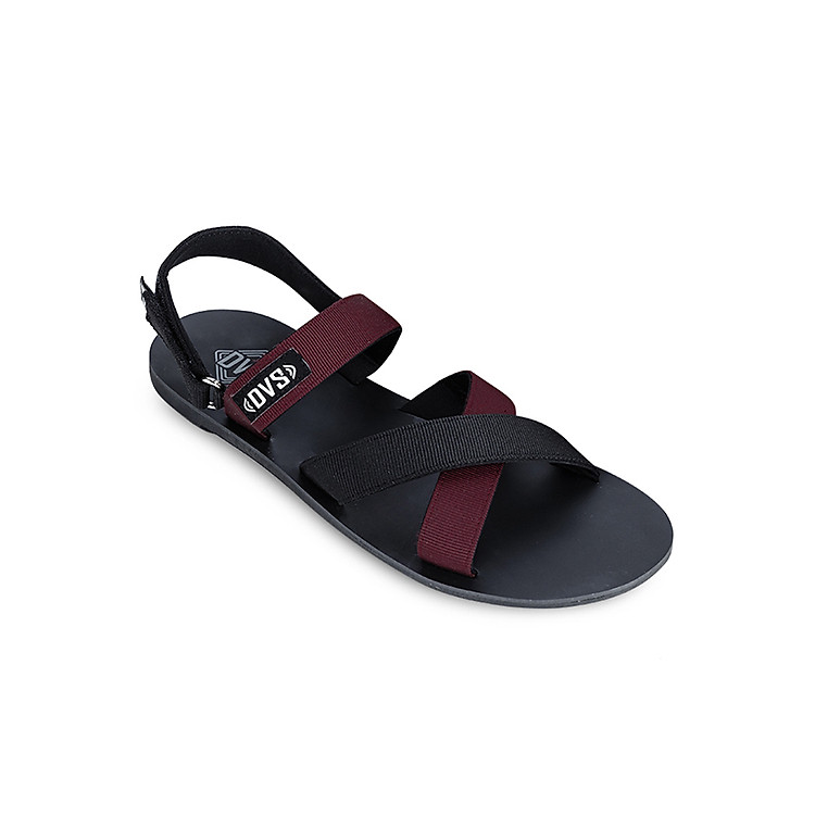 Giày Sandal Nam Quai Chữ X DVS MF149T - Đỏ Đô
