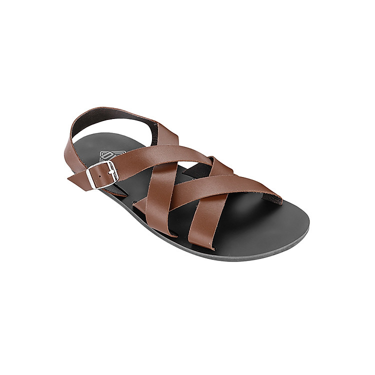 Giày Sandal Da Quai Chéo Nam DVS MD370 - Nâu