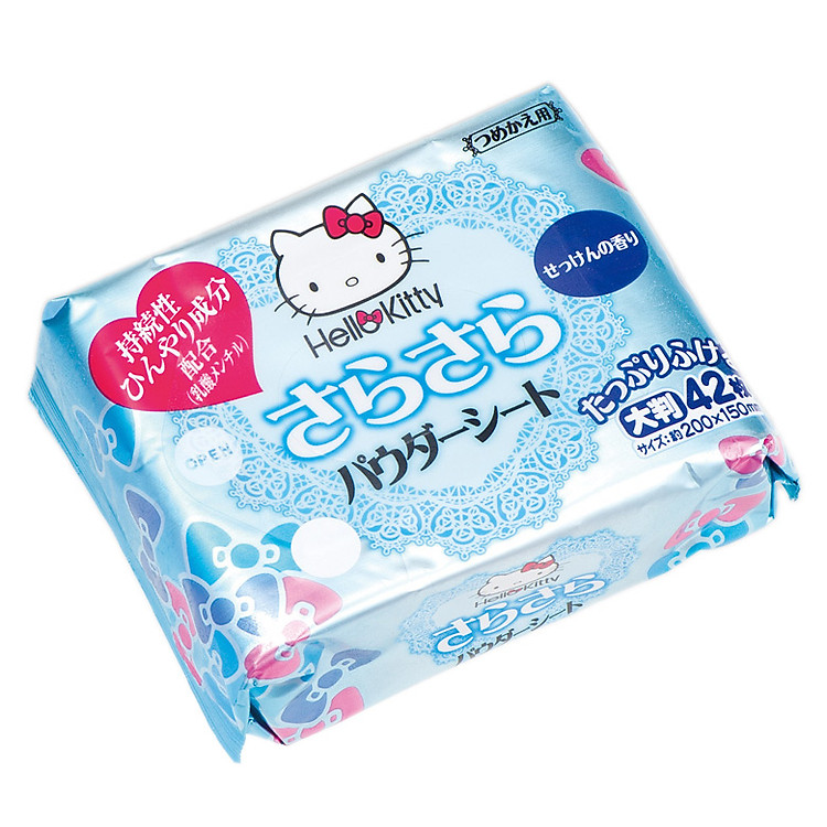 Gói 42 Tờ Giấy Ướt Phấn LEC Hello Kitty E-346